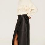 Ted Baker  black leather asymmetric skirt 1 Photo 1