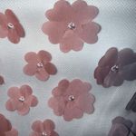 Storia  Mesh Tinkerbell Crop Top Daisy Appliques NWOT Size‎ Small Photo 7