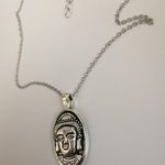 Handmade Buddha Head Tibetan Silver Chain Necklace  Photo 2