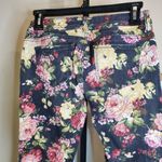 Almost Famous  Grey Skinny Jeans with Floral Print Size 1 Photo 4