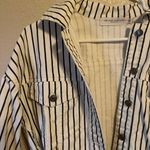 Nectar Clothing Stripped Jean Jacket Photo 2