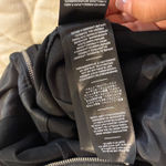 7 For All Mankind Jumpsuit Ruffle Deep V Neck Sleeveless Party Formal Black-M Photo 8