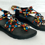 Chacos Chaco Z/X2 Sport Sandals Lineup Cerulean Multi Color Size 10 Photo 0