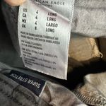 American Eagle Womens Tapered Pants Trousers Sz 4 LONG Belted Tie Waist Photo 15