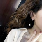 Dimond Earrings Blue Photo 2