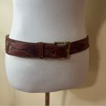 Justin Boots Justin brown genuine lizard reptile western belt 28 Photo 1