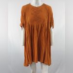 ZARA Women's Terracotta Embroidered Jumpsuit Dress Size XS Photo 10