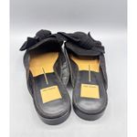 Dolce Vita Womens 8 Shoes Claudia Black Suede Bow Mules Slip On Flats Shoes Photo 2