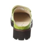 Intentionally Blank NWT Kowloon Leather Loafer Green Crocodile-Embossed in box 7 Photo 3