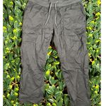 The North Face Gray Cropped Cargo Pants Size Medium Photo 2