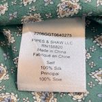 Veronica Beard  Amato Paisley Silk Peasant Top in Seaglass Multi‎ Size 6 Photo 11