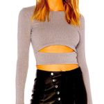 Lovers + Friends Grey Clea Top Photo 1