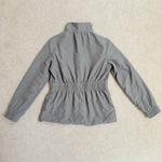 Magaschoni  Olive Green Lightweight Sateen Full-Zip Bomber Field Jacket Womens XS Photo 6