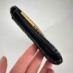 Vintage Women's Chainmail Metallic Mesh Purse Clutch Handbag Black Gold Small Photo 9