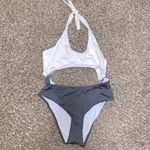 Venus  one piece swim open stomach tie back and halter woman size MEDIUM Photo 0