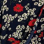 Madewell Peekaboo Sleeve Midi Dress in Hillside Daisies Dark Navy Floral Size 0 Photo 6