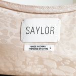 Saylor  Brookey Knotted Jacquard Mini Dress Ruffle Sleeve Womens Blush Pink Size Photo 4