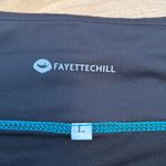 Fayettechill  Turquoise & Black Lined Athletic Shorts Photo 3