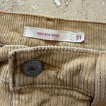 Levi's Levi’s Ribcage Boot Corduroy Pants Cords High Rise Camel Brown Women Size 31x31 Photo 3