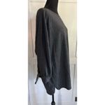 Max Studio Weekend Dark Gray Boat Neck Tunic Top Mini Dress w/Pockets Size M Photo 1