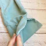 Free People Clear Skies Turquoise Blue Asymmetrical Long Sleeve Tunic Dress Sz L Photo 4