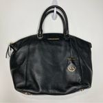 Michael Kors black pebbled leather handbag large Photo 0