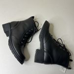 Cole Haan  Combat Boots Womens 6.5 Black Camea Waterproof Leather W20768 Grunge Photo 8