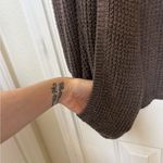 Market & Spruce  Brown Open Front Knit Cardigan Cozy Minimalist Preppy Size M Photo 6