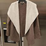 Nordstrom đź’• MADISON & LOLAđź’• Faux Shearling Jacket ~ Mocha & Beige Medium M Photo 2