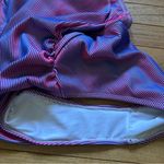 Cupshe  One Piece Swimsuit Scoop Neck Ruched Double Straps O Ring Striped XL Photo 6