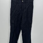 C&C California  Black Cargo Jogger Linen Pants Size S Grunge Minimal Gorpcore Photo 0