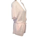 l*space New L* Alexis Short Sleeve Crochet Back 100% Rayon Women’s Romper Large Photo 5