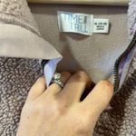 Time And Tru  Women's Faux Shearling Quarter Zip Pullover Top Photo 4