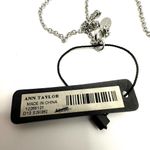 Ann Taylor silver tone and green asymmetrical station necklace New with tags Photo 4