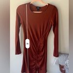 I.N. San Francisco Orange Sweater Dress Size Small Photo 8