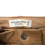 Abercrombie & Fitch NWT The '90s Straight Ultra High Rise Vegan Leather Pants Photo 2
