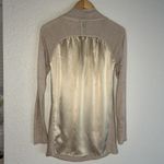 Heather Silk Modal Long Sleeve Cowl Neck T Photo 4