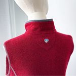 Kuhl Red Fleece Full Zip Sweater Vest Women’s Size Small Photo 5