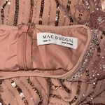 Mac Duggal NWOT  Cocktail Tea Length Beaded Jewel blush rose gold Sz 12 Photo 4