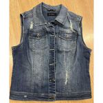 CP Jeans Blue Jean Sleeveless Vest Sz XL Photo 0