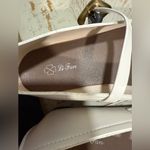 SheIn Cream Flats with strap and buckle Photo 7