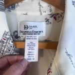 Drapers & Damons VTG Jacket Paris Travel Graphics Zip Up USA Made Novelty SZ 18 White Photo 8