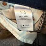 Mother Stunner Step Fray Ankle Jeans Women’s Size 26 Cross Your Fingers Zip Hem Blue Photo 10