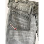 Diesel Gray Low Rise Straight Leg Denim Jeans Size 25 Photo 2