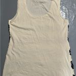 Loft  Navy and White Sequin Tank Top Photo 5