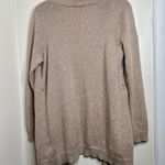 Motherhood Maternity Open Front Cardigan Sweater Large Beige Pockets Photo 3