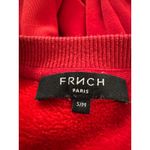 FRNCH Anthropologie  Red "FEMME" Graphic Crewneck Sweatshirt Size S Photo 3