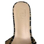 Shu Shop Frances animal print ruffle block heel mules size 7 New no tags/Box Tan Photo 5