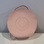 Monat Pink Circle Top Handle Cosmetic Toiletry Bag Photo 0