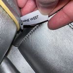 Nine West Ava Faux Leather Tote Bag Purse Floral Laser Cut Design Yellow Silver Photo 12